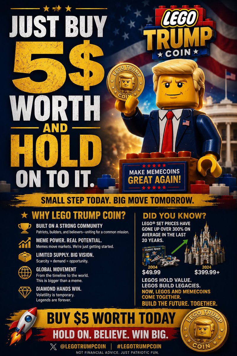 Lego Trump Financial tweet media