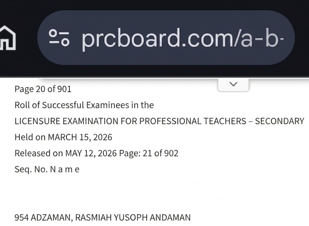WisdomDavao's tweet photo. ✅ Alhamdulillah!
​🌟 Mubārak to the following Wisdom Islamic School teachers for successfully passing the 2026 PRC Licensure Examination for Professional Teachers (LET) administered on March 15, 2026:
1. Sura J. Amilbahar, LPT
2. Rasmiah Yusoph A. Adzaman, LPT
3. Fatma L. Pirante, LPT
4. Aljara L. Sucatan, LPT

​🤲 May Allāh grant them & their families more success and bless all those who contributed towards their accomplishments.