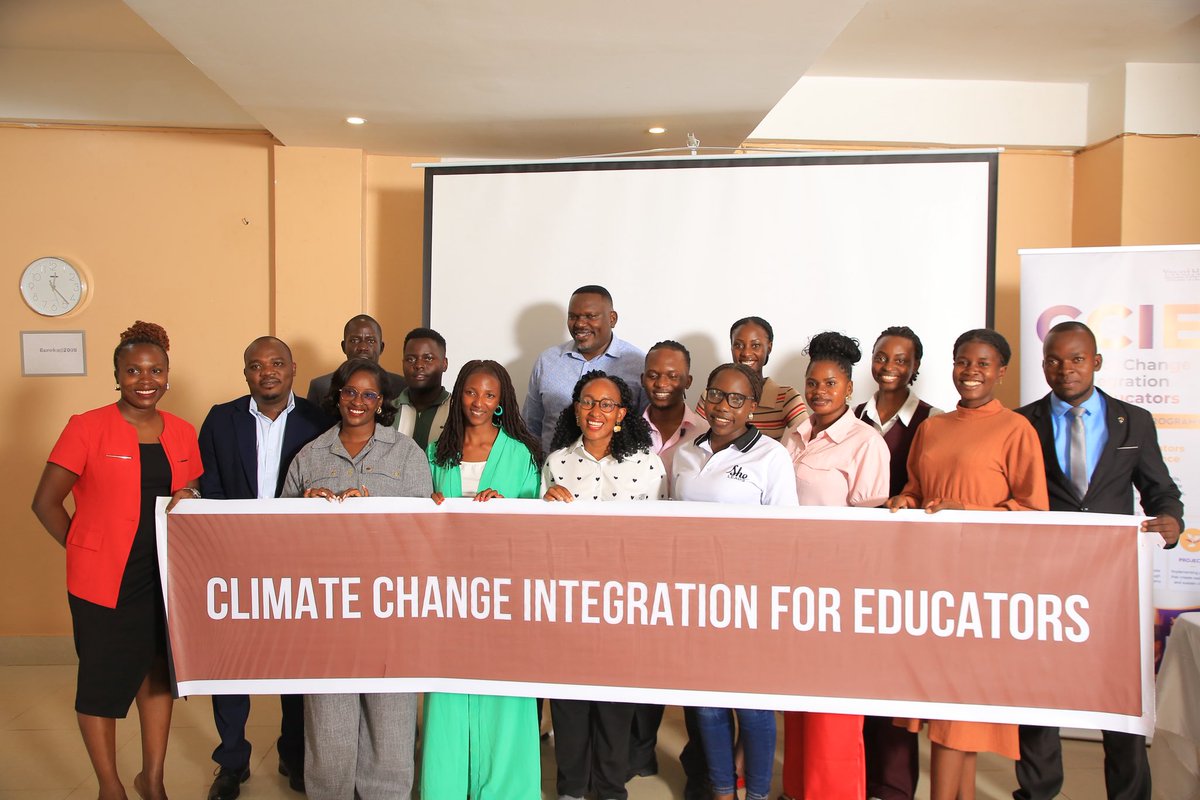 MbabaziFridah's tweet photo. Glad to have participated at the launch of the Climate Change Integration for Educators (CCIE) programme, a new step forward in strengthening climate education in schools across Uganda.

The programme is designed to equip teachers with the knowledge, tools, and networks needed to meaningfully integrate climate change into their teaching and inspire sustainable action in classrooms and communities.