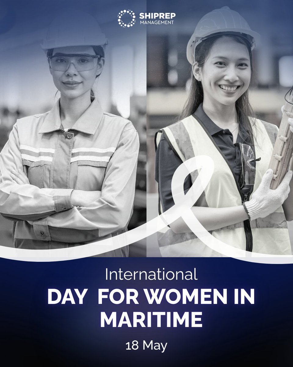 ShiprepLtd's tweet photo. 🌊⚓ Celebrating Intl Day for Women in Maritime 2026 ⚓🌊

Women driving maritime change under theme: From Policy to Practice.

Advancing equality, inclusion &amp; a stronger maritime future. 💙🌍

#WomenInMaritime #IMO #GenderEquality #MaritimeExcellence #FromPolicyToPractice https://t.co/aPqHVFaKVW