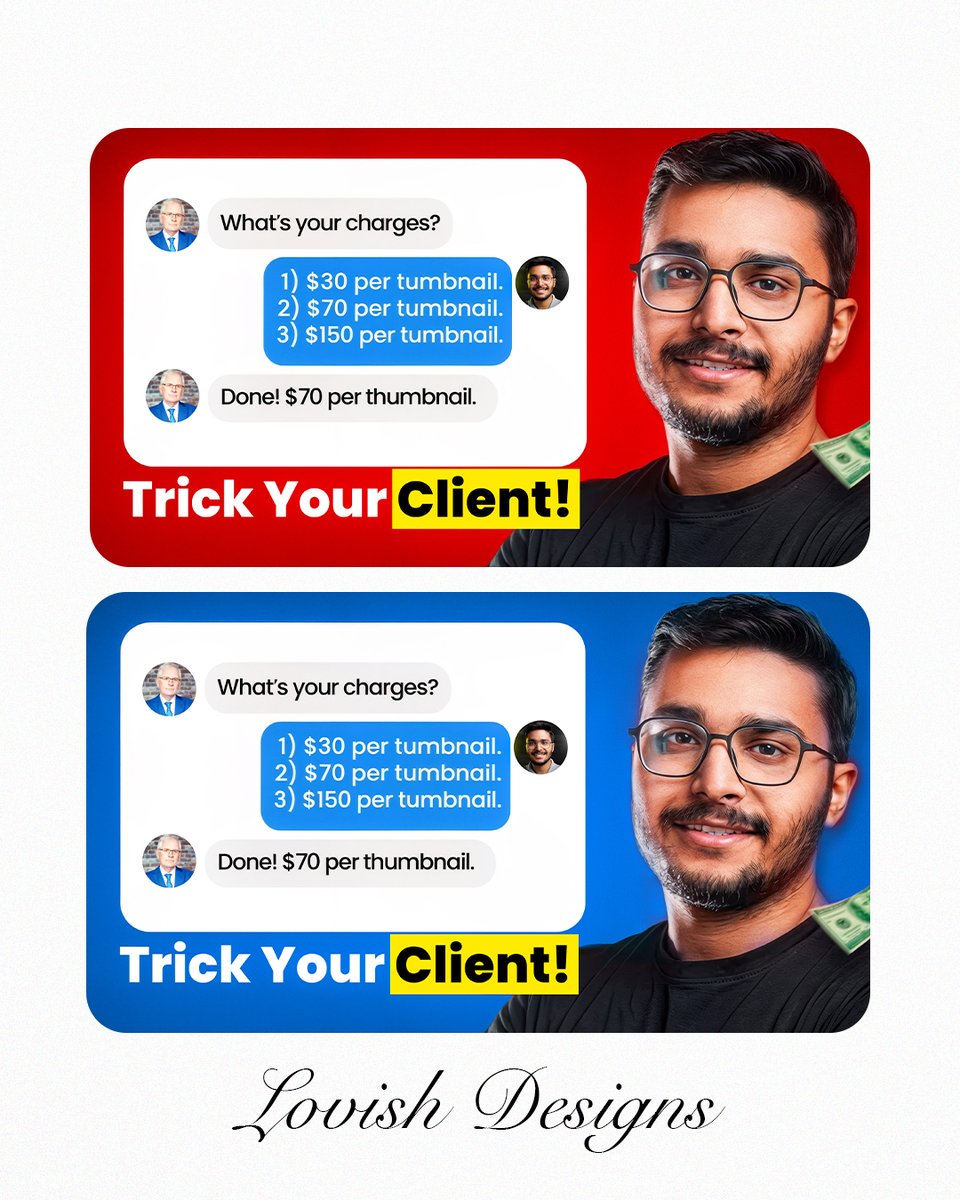 Lovish | Thumbnail Strategist tweet media