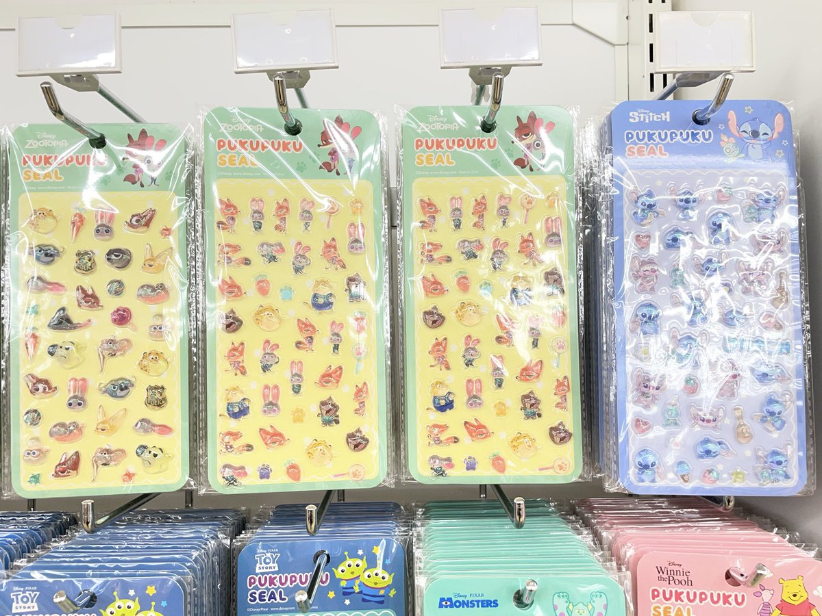 ✨ディズニーのぷくぷくシール新作が入荷しました✨ 立体感のある