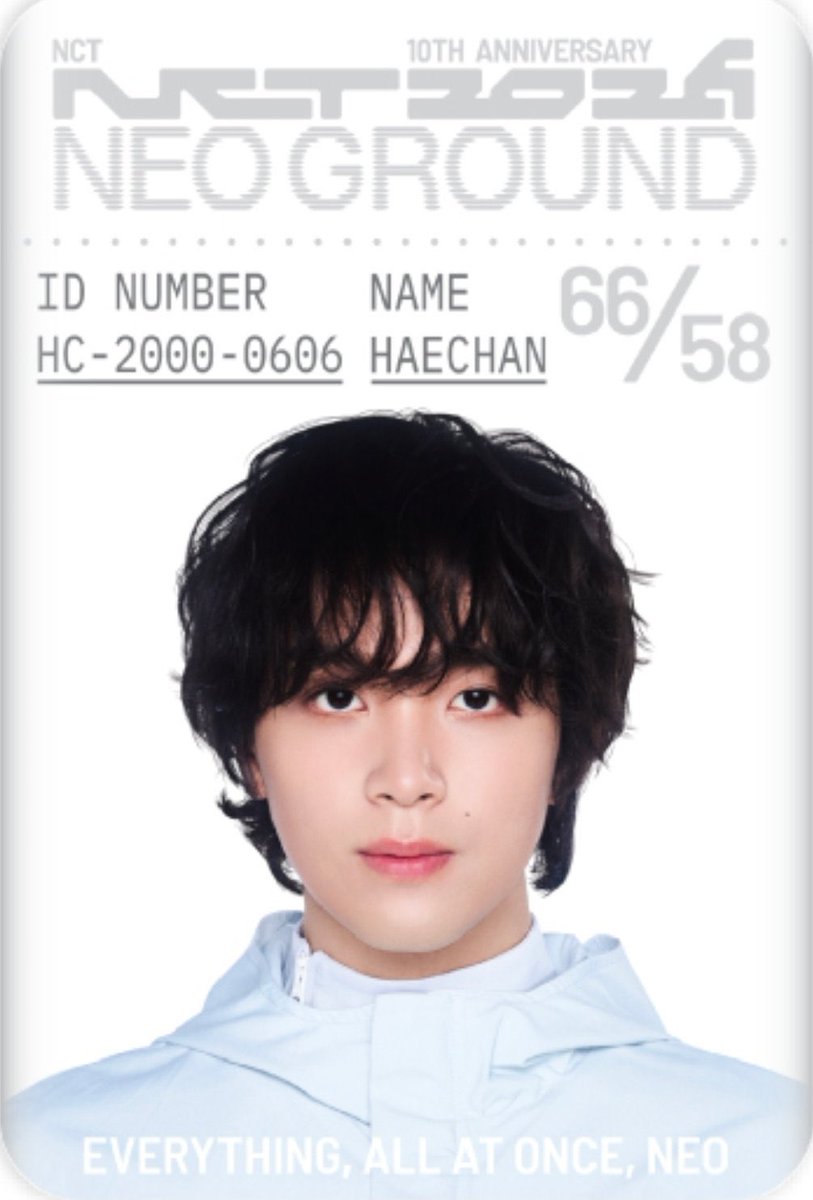 NCT 2026

ID NUMBER : HC - 2000 - 0606
NAME : HAECHAN
Lev : 66/58

 #해찬 #HAECHAN