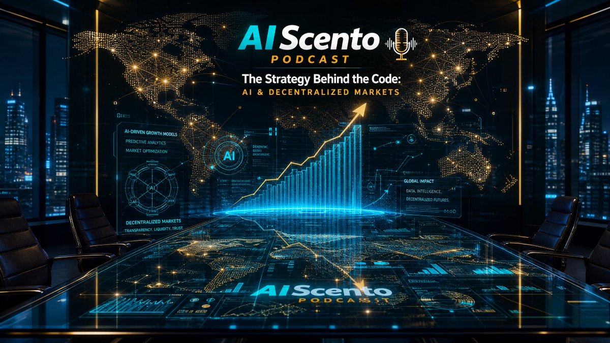 AI and decentralized tech are redefining global business. Are you a leader driving this shift? Join the Aiscento Podcast to share your strategic insights. 🎙️
📺 Watch: zurl.co/2pQeu
🌐 Vision: zurl.co/DP1nz
📅 Book: zurl.co/NlbZo
#Aiscento #AI #Web3