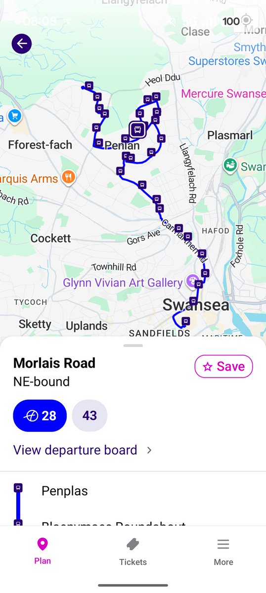 hitsground's tweet photo. Two days in a row no 8am 28.  I mean how the hell are people supposed to keep jobs?
@BusUsersUK 
@BarclayBusUsers 
@KenSkatesMS 
It's really no acceptable to commission services from First Cymru. @FirstGroupPLCRB 
@SwanseaCouncil 
@SwanseaUni 
@UWTSD 
@GowerCollegeSwa https://t.co/ir9eSYV3TD