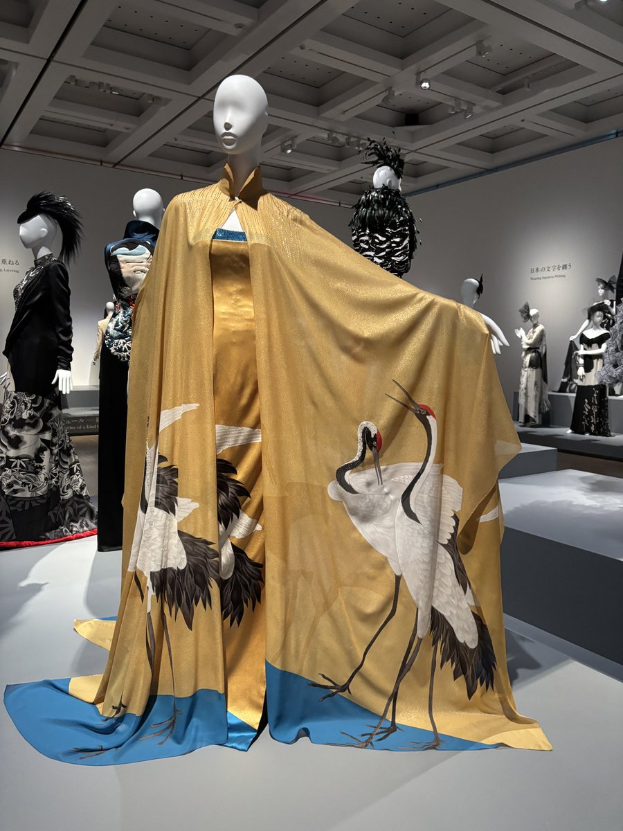森英恵展in新美🌹 高校の制服であった以外に馴染みがなかったのですが