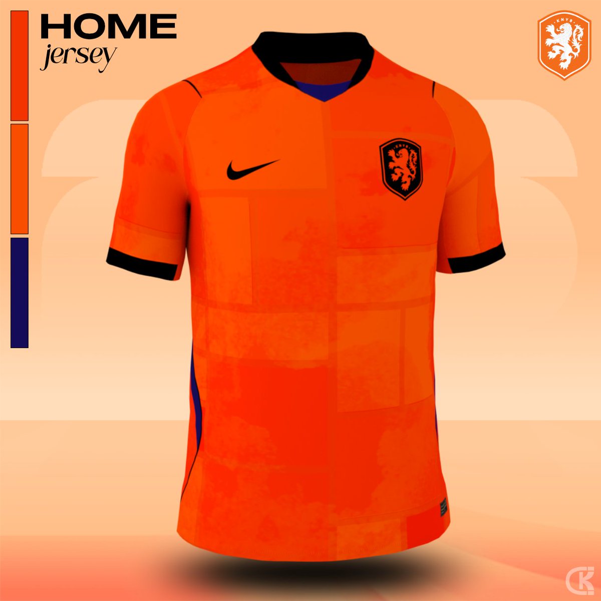 curriedkits's tweet photo. 21/48 - The #Netherlands 

A home kit based on Piet Mondrian's art toned to orange
Away kit with the flag shooting out of the bottom left of the shirt - a take on prior diagonal sashes.

I've also been uploading on @designfootball, if anyone wants to check it out there

#WorldCup https://t.co/3S9VcKrLHe