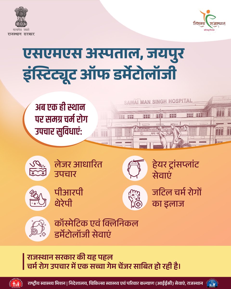 Medical & Health Deptt. Rajasthan tweet media