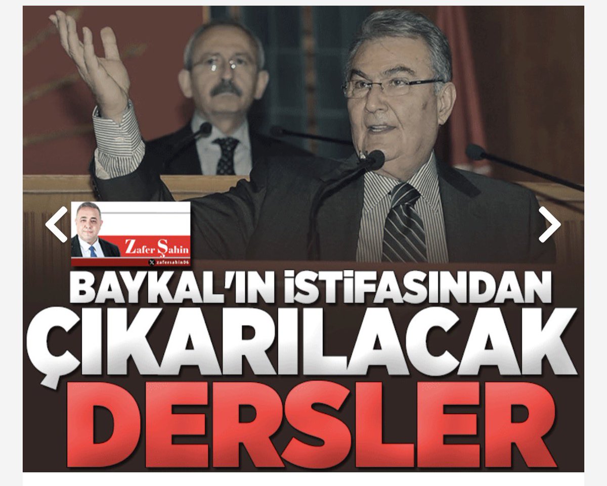Zafer Şahin tweet media