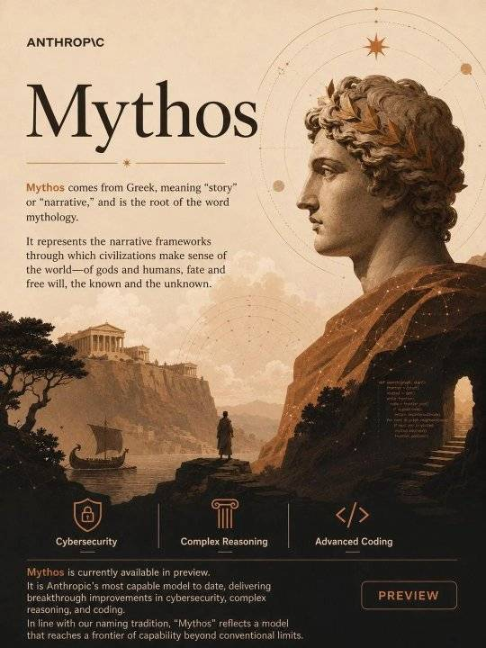 AjiTeguh04's tweet photo. #IqraX 
Nama model AI Claude punya makna tersembunyi yg dr sastra, musik, &amp; mitologi:
• Haiku = cepat, ringkas, presisi
• Sonnet = seimbang antara aturan &amp; kreativitas
• Opus = model flagship paling kuat
• Mythos = Masa depan AI yg “belum siap” utk dunia.
#Anthropic #ClaudeAI https://t.co/V2NgWAfezk