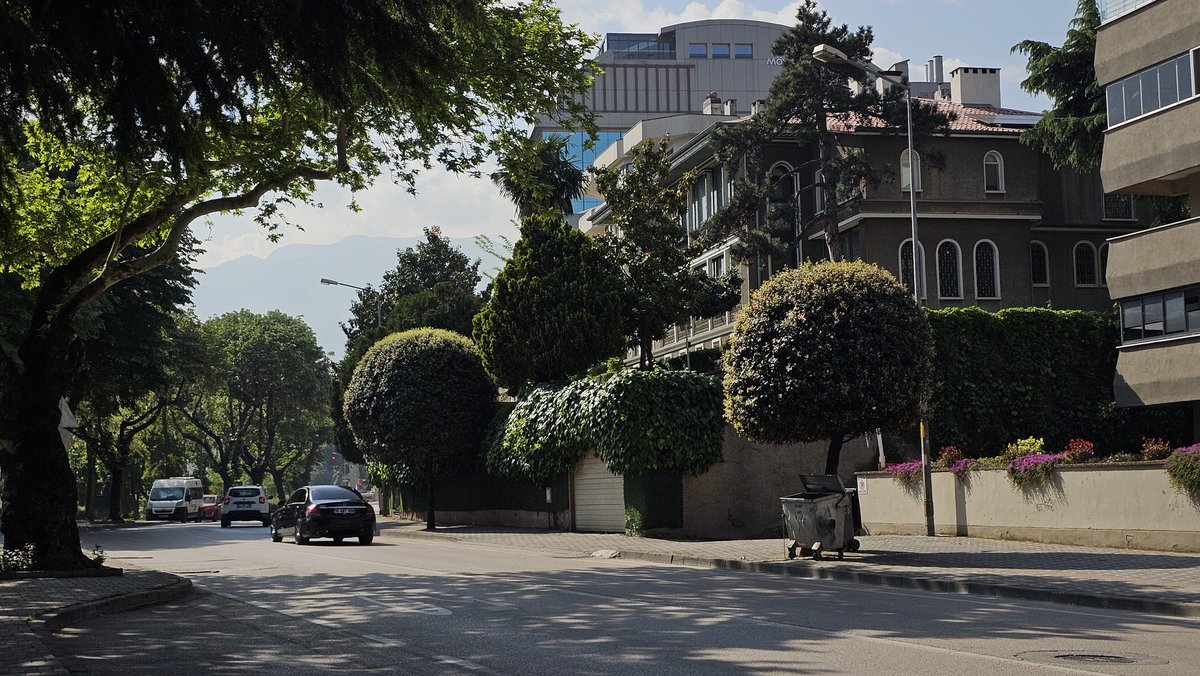 avtahsinbilgin's tweet photo. bursa çekirge caddesi’nin türkiye’nin en güzel caddesi olması üzerine;

yolun bir tarafında yemyeşil dokusuyla millet bahçesi uzanıyor. biraz ilerledikçe bursa’nın şehir manzarası ilişiyor yanına. 

sağlı sollu beyaz köşkler, cumhuriyet’in orta döneminden kalma özgün apartmanlar, kaldırımları gölgeleyen asırlık çınarlar, çamlar, envai çeşit ağaçlar...

biraz ileride süleyman çelebi karşılıyor, ardından sultan murad. manzaraya karışan tarihi hamamlar, kaplıcalar, camiiler...