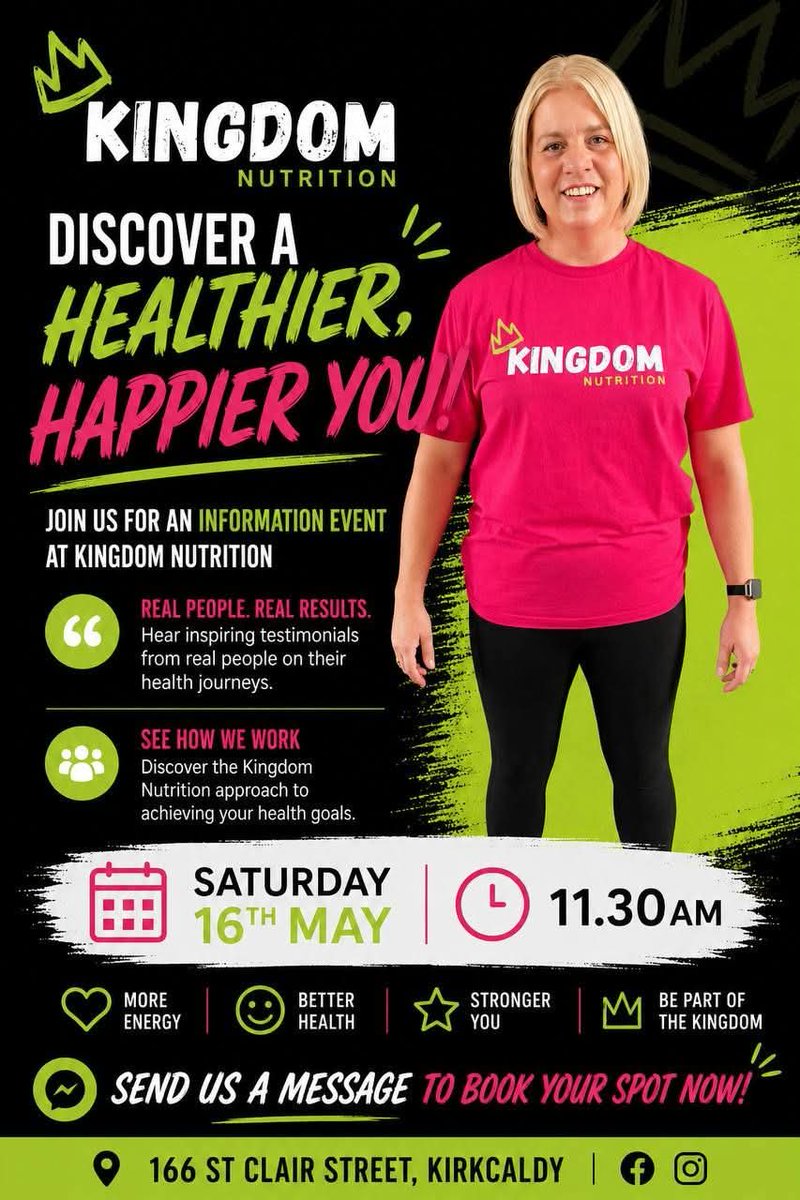 lesholler's tweet photo. Want to come see what's going on in kingdom nutrition, pop along and have a nosey, talk to the coaches. Also talk to some members on their experience in club how they are making better choices this Saturday 11:30am https://t.co/wMCYWbsDOV