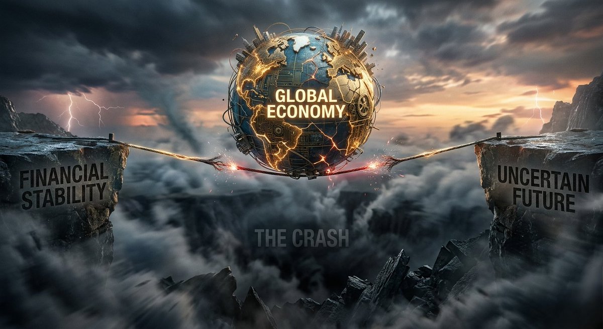 Shubbhydoo's tweet photo. World is now running on a very thin air, expect anytime big crash. It's inevitable. It's not the question of it, what, why, how it's only when? https://t.co/GwQJ96UOVW