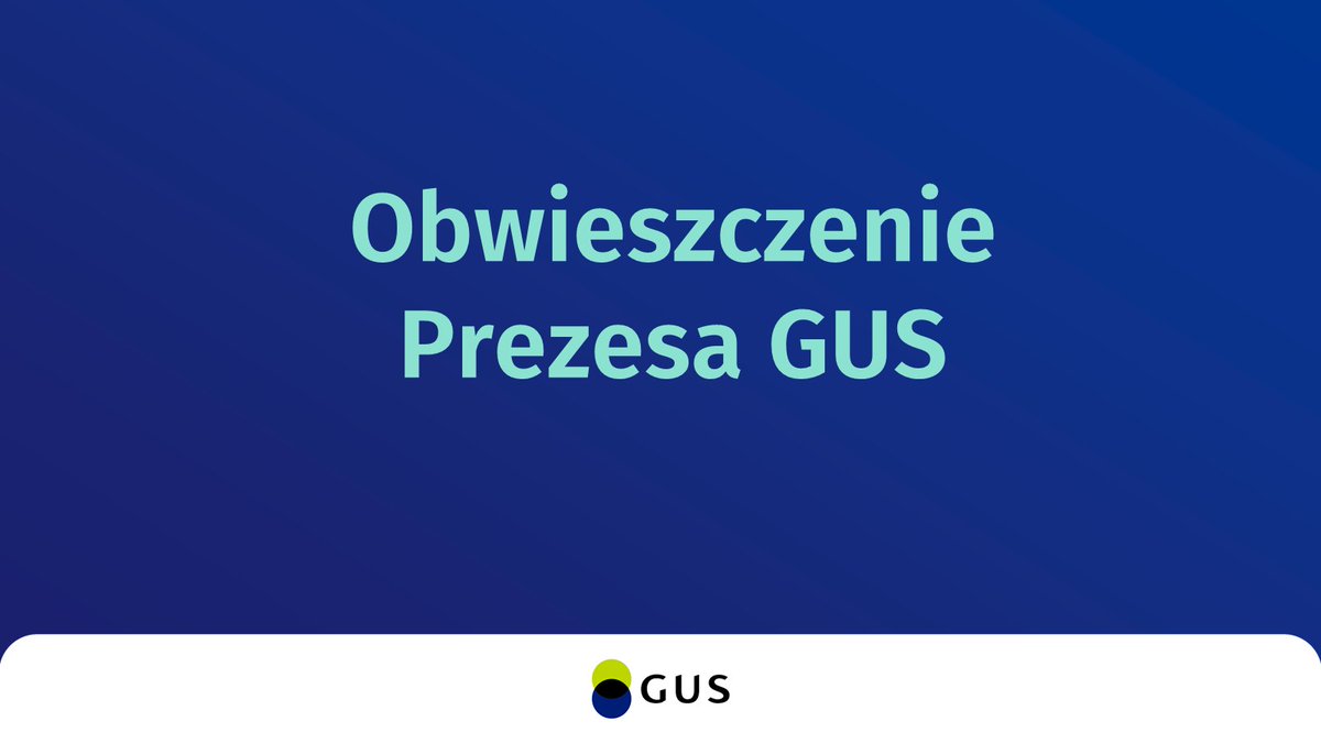 GUS_STAT's tweet photo. Opublikowaliśmy Obwieszczenie Prezesa GUS w sprawie pierwszego szacunku wartości produktu krajowego brutto w 2025 r.

🔗 https://t.co/to1ujhkbj7

#GUS #PKB https://t.co/Xpf4iMgjaN