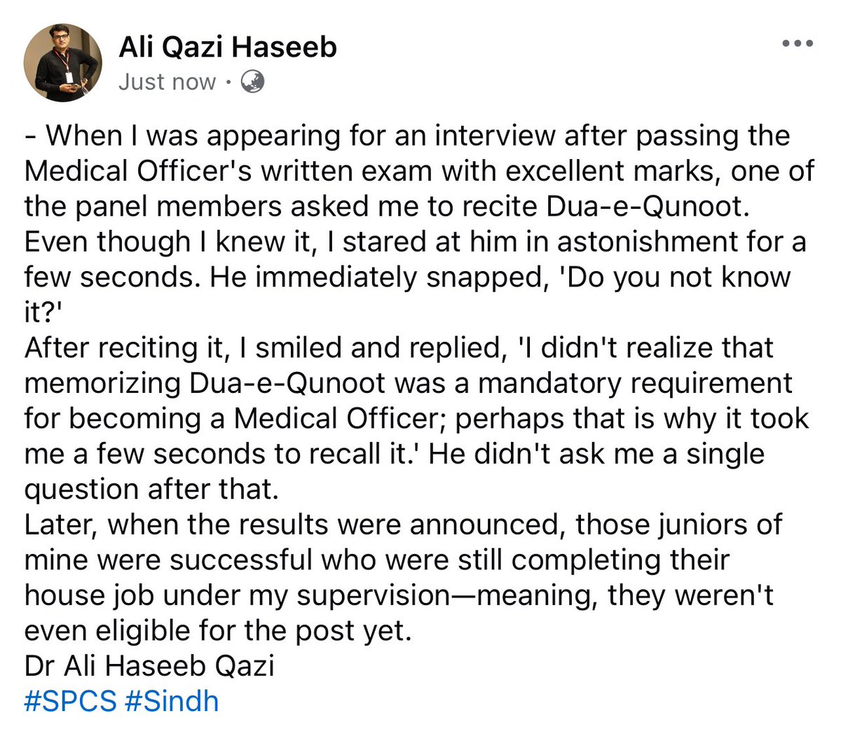 Dr Ali Haseeb Qazi ⚡️ tweet media