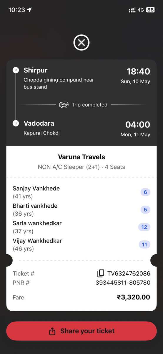 vankhede's tweet photo. @redBus_in https://t.co/ROP4SNCz0L