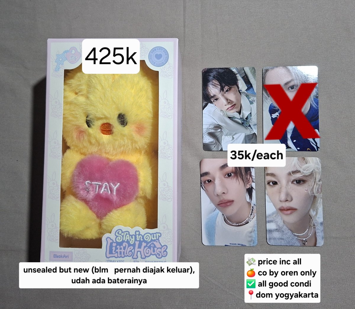 wafellyee's tweet photo. @staysellings ada ini https://t.co/BG1HYzCXub