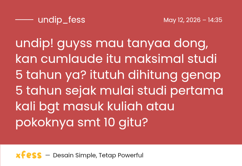 UNDIP MENFESS tweet media