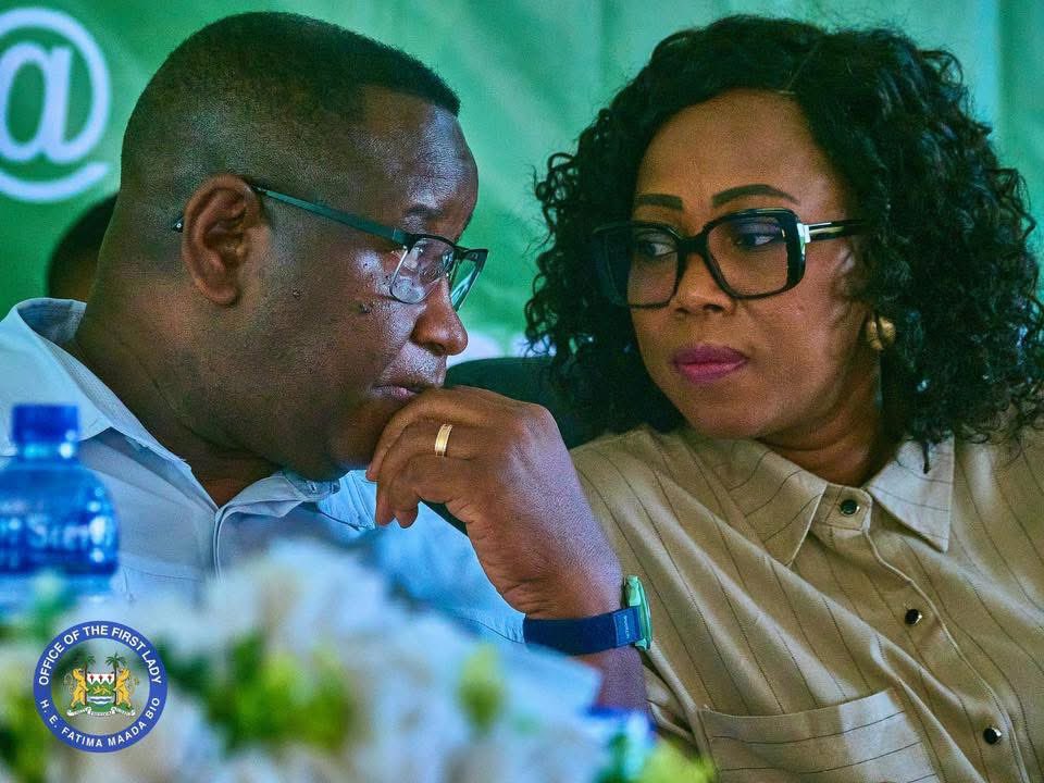 First Lady Fatima Maada Bio tweet media