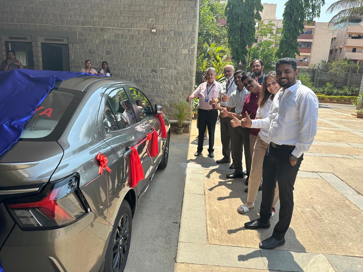 Karunashraya's tweet photo. Grateful to Convergint for donating a vehicle to Bangalore Hospice Trust – Karunashraya. This support will strengthen our hospice services and help us provide compassionate care to patients and families in need. Thank you for partnering with us in our mission of care and dignity. https://t.co/Uqs3hzunkR