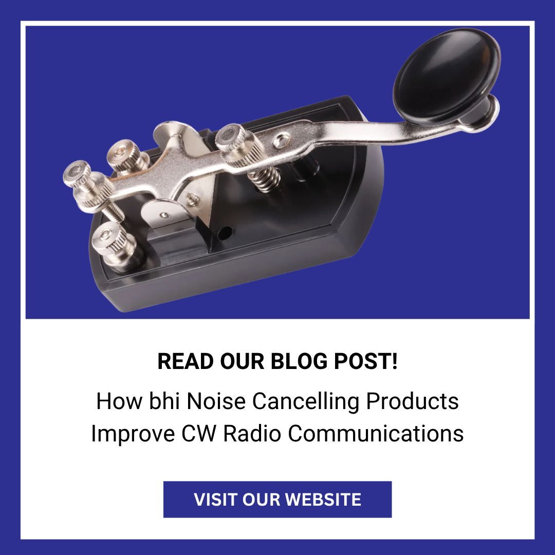 bhi_ltd's tweet photo. Struggling to copy weak CW signals through noise?

Discover how bhi DSP noise cancelling technology can transform your listening experience in our blog post: https://t.co/DqJ6wJFLm9 https://t.co/bD33qT9gLs