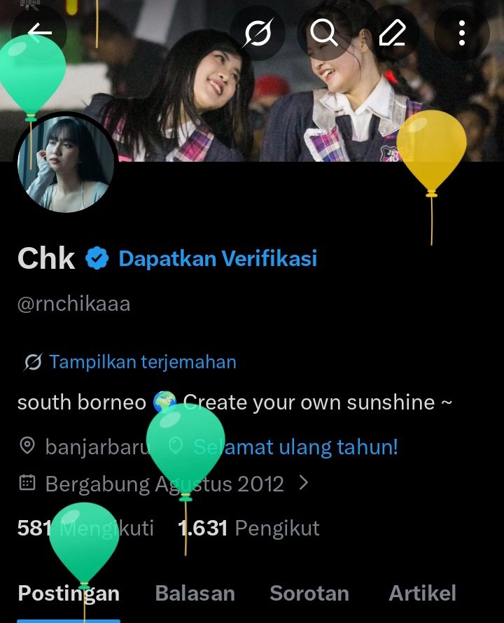 rnchikaaa's tweet photo. Wiiii ada balonnya banyakk https://t.co/AuM8nX59oH
