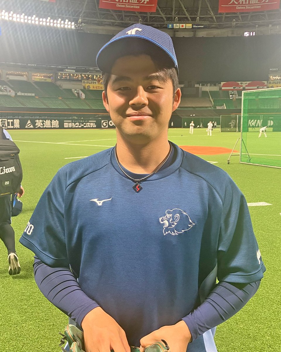 lions_official's tweet photo. 今日から一軍昇格した #豆田泰志 投手！
存分に持ち味を発揮してください！

#seibulions #打破 https://t.co/cEvMl39SVu