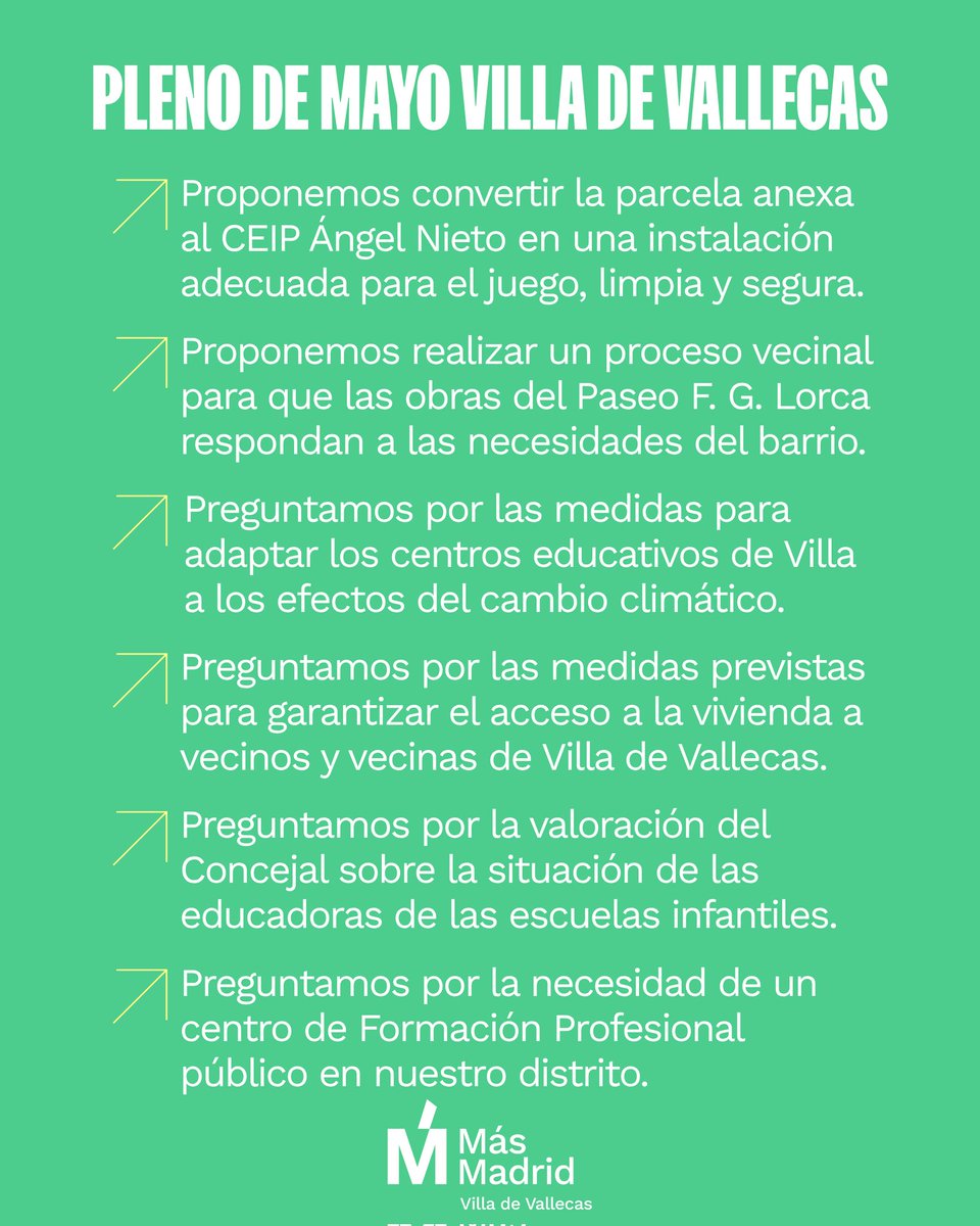 Más Madrid | Villa de Vallecas tweet media