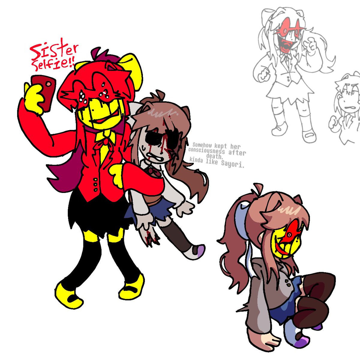 Willow_Saur's tweet photo. Hear_Me doodles.
And perhaps a small insight on what Confronting Yourself Poem Peril will be like ๐
#ddlc #ddlcfanart #DokiDokiLiteratureClub #ddlcmonika #art #fanart #FnF #fnfsonicexe #sonicexe #fridaynightfunkin #giveusabigsmile #PoemPeril https://t.co/O9eobSrG1R