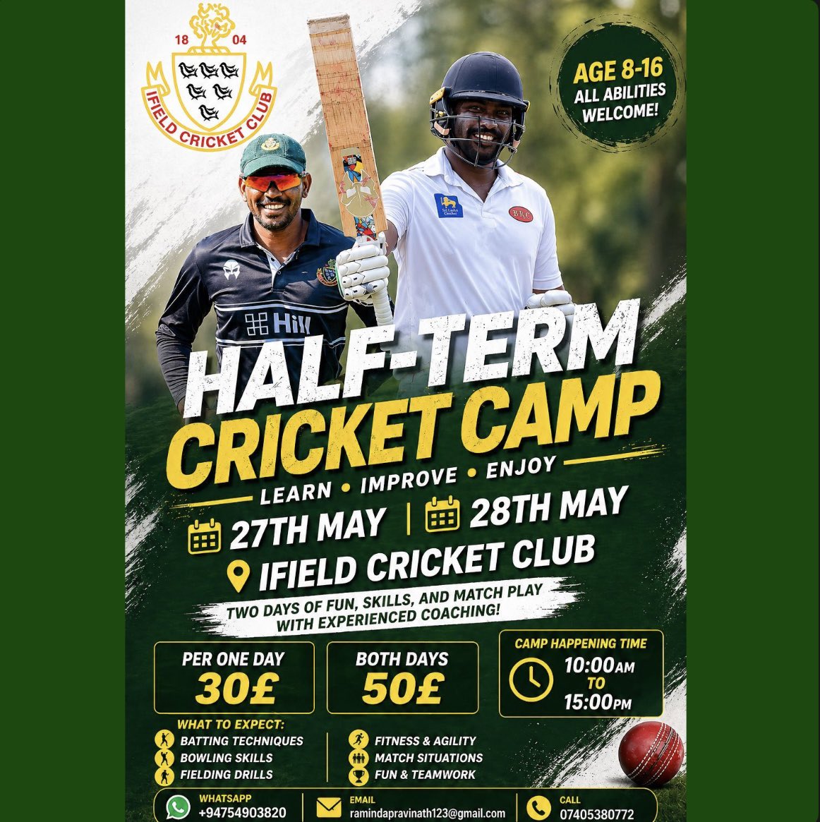 Ifield Cricket Club tweet media