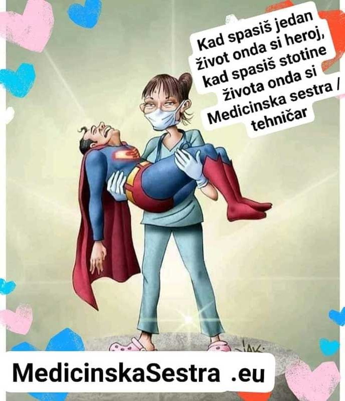 STOPAIDS2's tweet photo. Medicinske sestre i tehničari znaju sve: dati injekciju, pronaći papir koji nitko ne može naći,  popiti kavu u 47 sekundi i istovremeno spasiti dan svima oko sebe. 
Hvala vam na strpljenju, snazi i supermoćima koje pokazujete svaki dan! 💙
Sretan Svjetski dan sestrinstva! https://t.co/fs0eEpDoPG