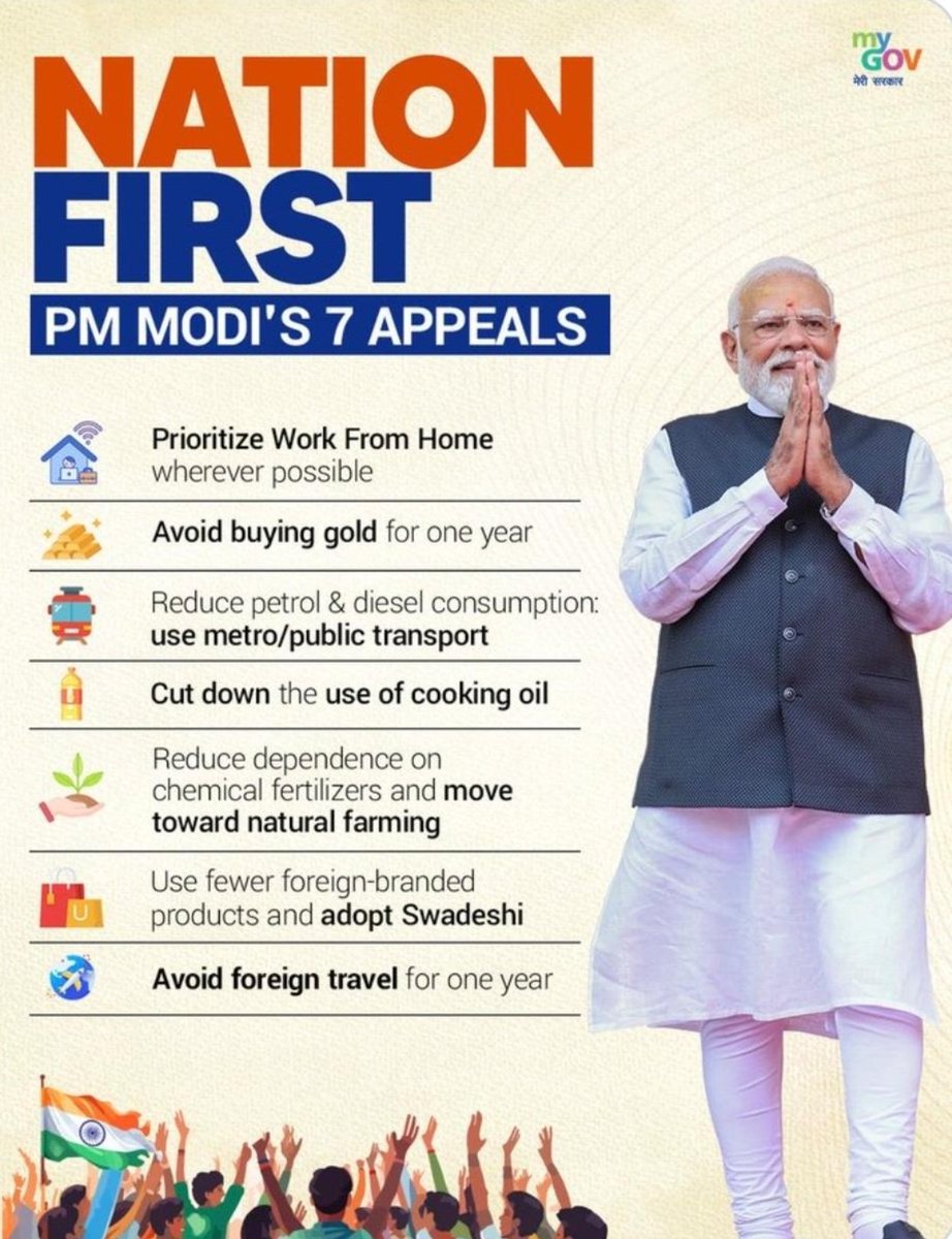 adigawrites's tweet photo. Dear Modi Ji,
These appeals apply only for people with jobs. Unemployed Indians were already following these rules, even before these ideas came to your mind @narendramodi https://t.co/g9s3i61VdQ