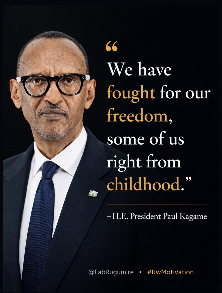 FabRugumire's tweet photo. Quote of the day — President Paul Kagame.

#RwMotivation https://t.co/7qYazNsPLl
