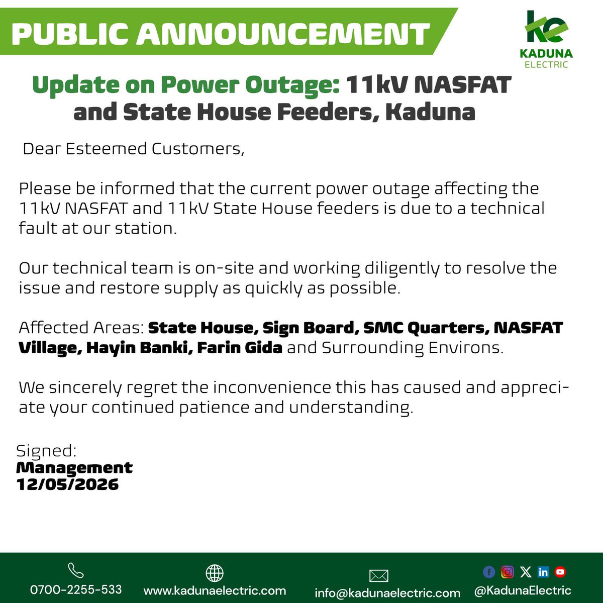 Kaduna Electric tweet media