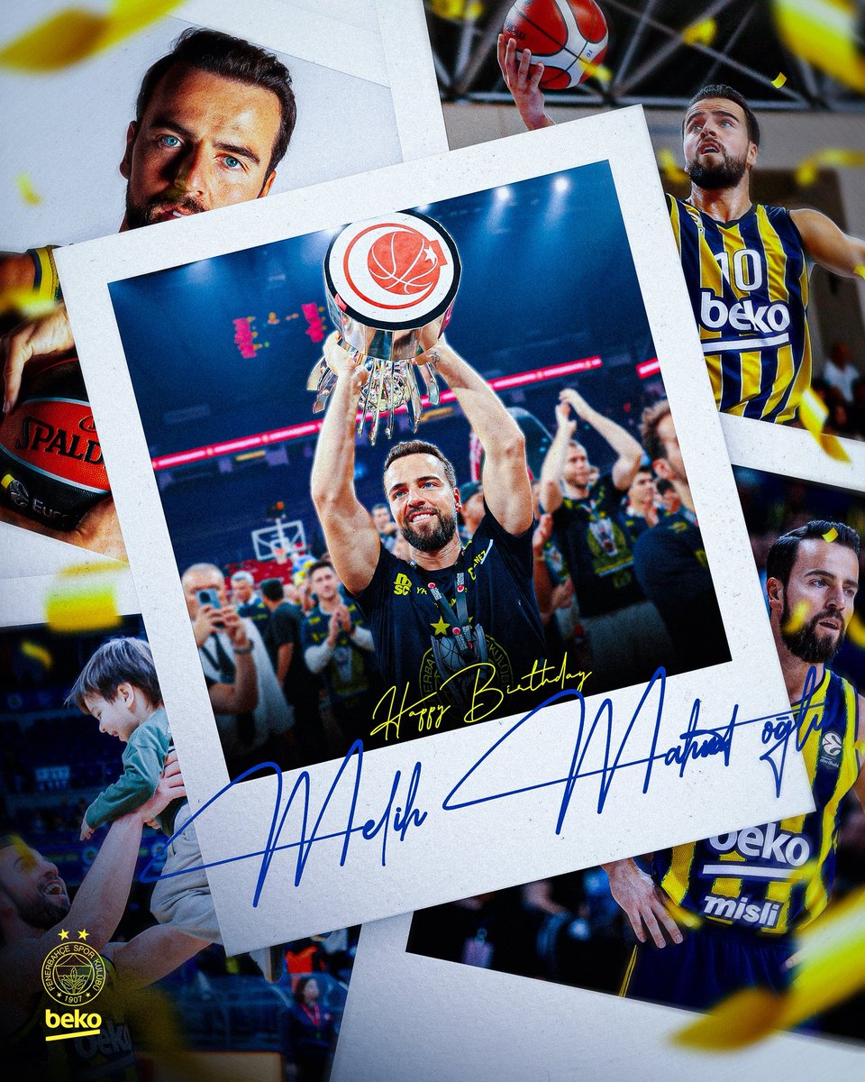 FBBasketbol's tweet photo. Bugün Kaptanımız Melih Mahmutoğlu’nun doğum günü. Mutlu yıllar Kaptan! 🎉 @melihmahmutoglu https://t.co/C2dyhNUFKL