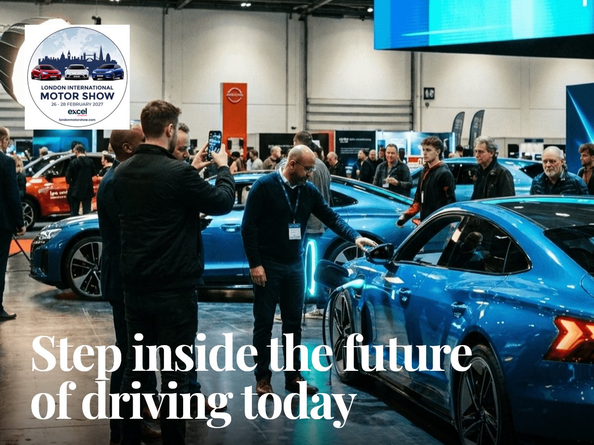 londonmotorshow's tweet photo. A motor show ticket is your backstage pass to the future. See electrified powertrains, cutting-edge tech, and concept cars shaping tomorrow. #londonmotorshow #londoninternationalmotorshow #LIMS #drivingthefuture #LondonEvents #UKMotorShow https://t.co/Egd8gnOZ2Y