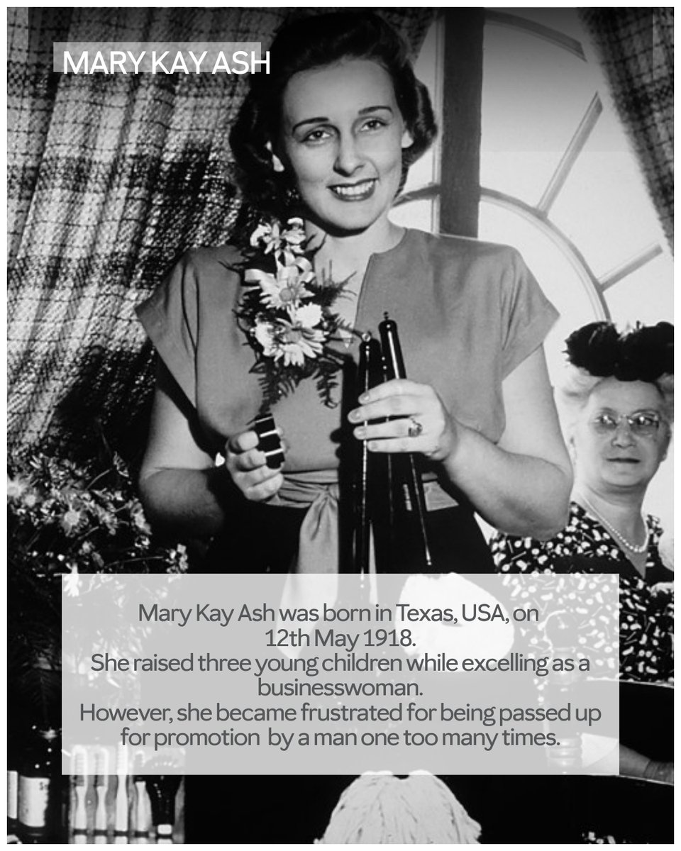 MaryKayUK's tweet photo. Happy Birthday to Mary Kay Ash 💕🎂

A woman whose vision empowered generations of women to dream bigger, feel confident, and support one another ✨ Her legacy continues to inspire every day.

#MaryKayUK #EmpoweringWomen #MaryKayAsh #MaryKay #WomenSupportingWomen https://t.co/wJ2BfyVk3Q