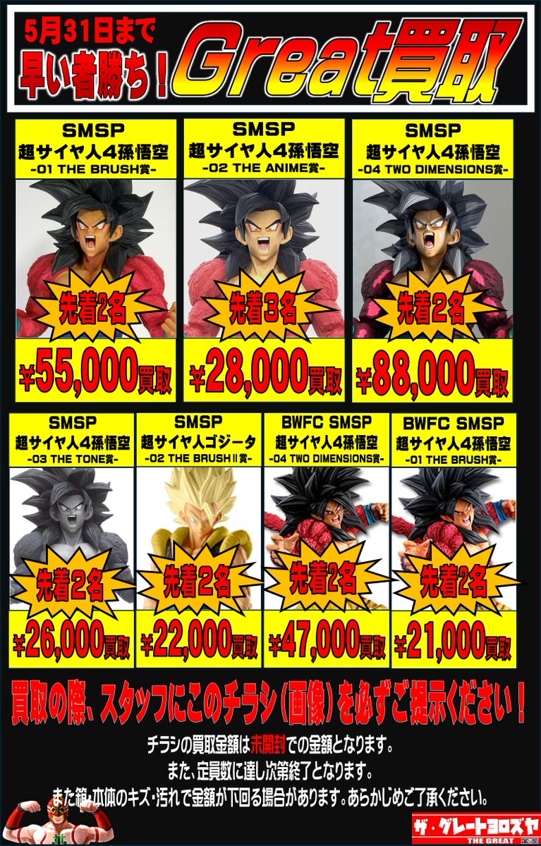 DB担当のつぶやき】 お待たせしました！今月のドラゴンボール先着買取