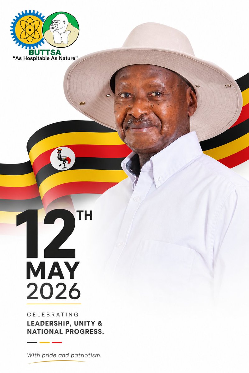 Busitematourism's tweet photo. As H.E Yoweri Kaguta Museveni Tibuhaburwa takes the oath of leadership today, we reflect on the values of patriotism, resilience, unity, and service to the nation.

May this new chapter bring continued progress, opportunity, and transformation for Uganda and her people. https://t.co/ChXBr2UFoY