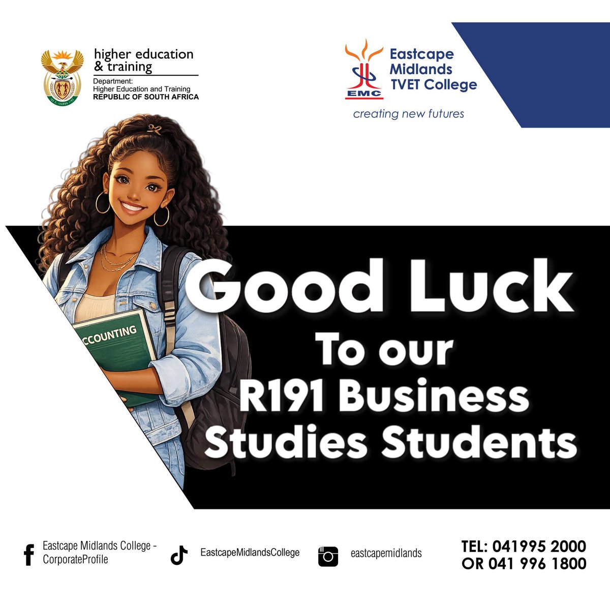 MidlandsColleg1's tweet photo. Wishing you all the best as you begin your final exams for Semester 1 of 2026! 

Stay focused, confident, and give it your best shot. Remember, your hard work and dedication will lead you to success.

You've got this!
Good luck!✏️🖋️ https://t.co/qLXK0vmvXP