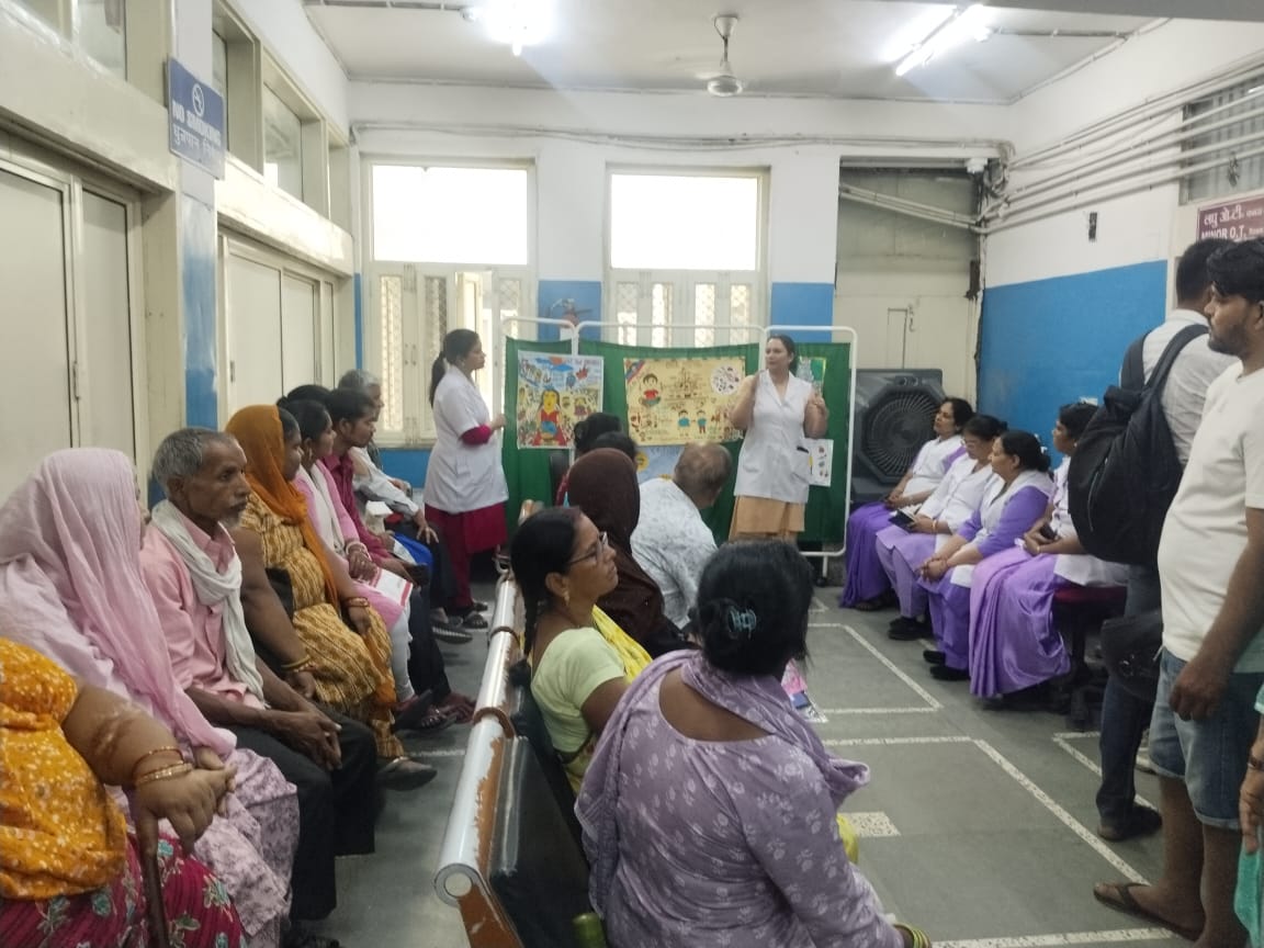 esicrhn's tweet photo. Health talk done in  GFOPD 
Topic - Diabetes 
Date-11/5/2026
Venue -Medicine opd ground floor 
Gathering - 50 person 
Speaker -NSG. OFFICER Lalita https://t.co/TSvhxM70so