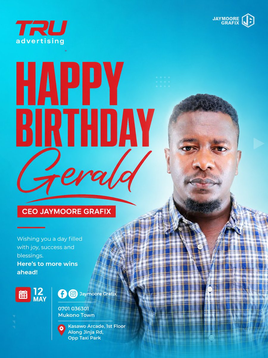 EddyBuuza's tweet photo. Happy birthday Gerald https://t.co/yAREJYYmZb