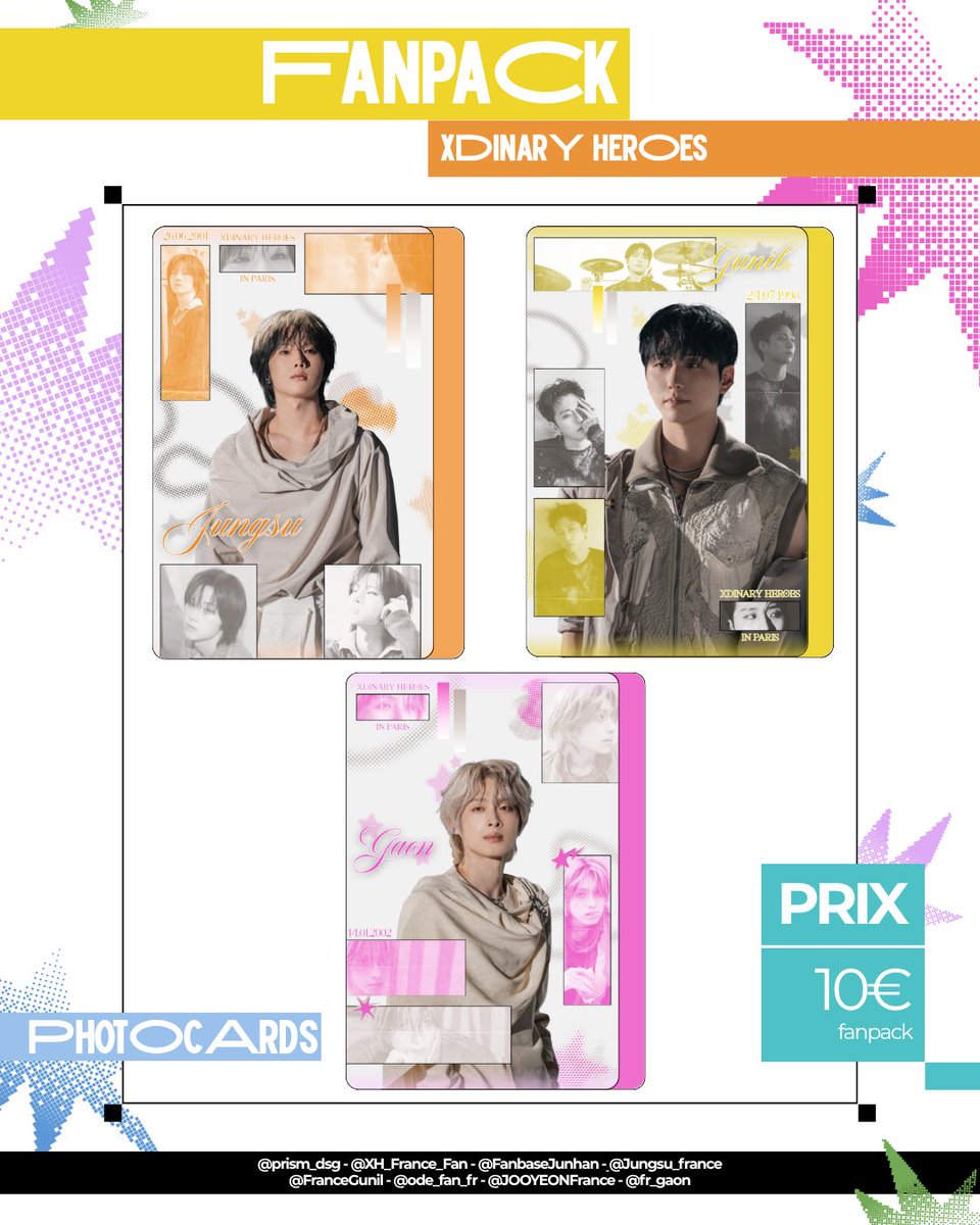 fr_gaon's tweet photo. •| VISUELS |•

On est fiers de vous dévoiler le troisième visuels de notre projet pour le concert #XdinaryHeroes à Paris le 04/06/26 : voici le recto des PC du fanpack ! 💜✨

Un immense merci à @prism_dsg pour le graphisme, le résultat est incroyable.✨ https://t.co/uzgQRXeBK6