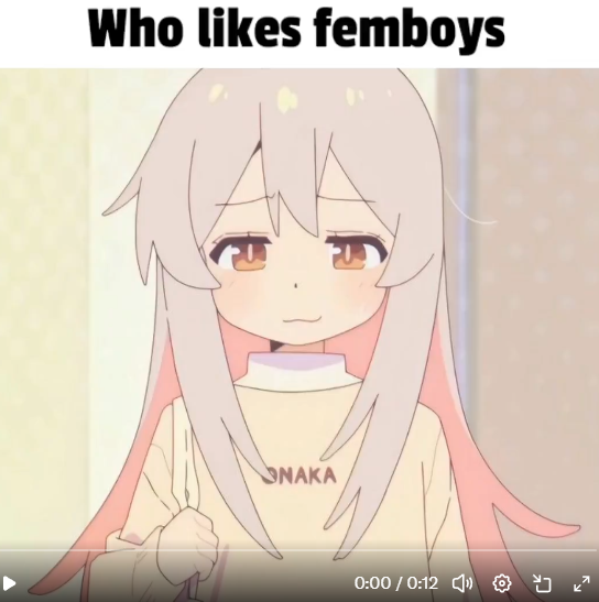 HumanDana's tweet photo. well fuck you larp, Mahiro isnt a fucking femboy https://t.co/A4TEVxfRe6