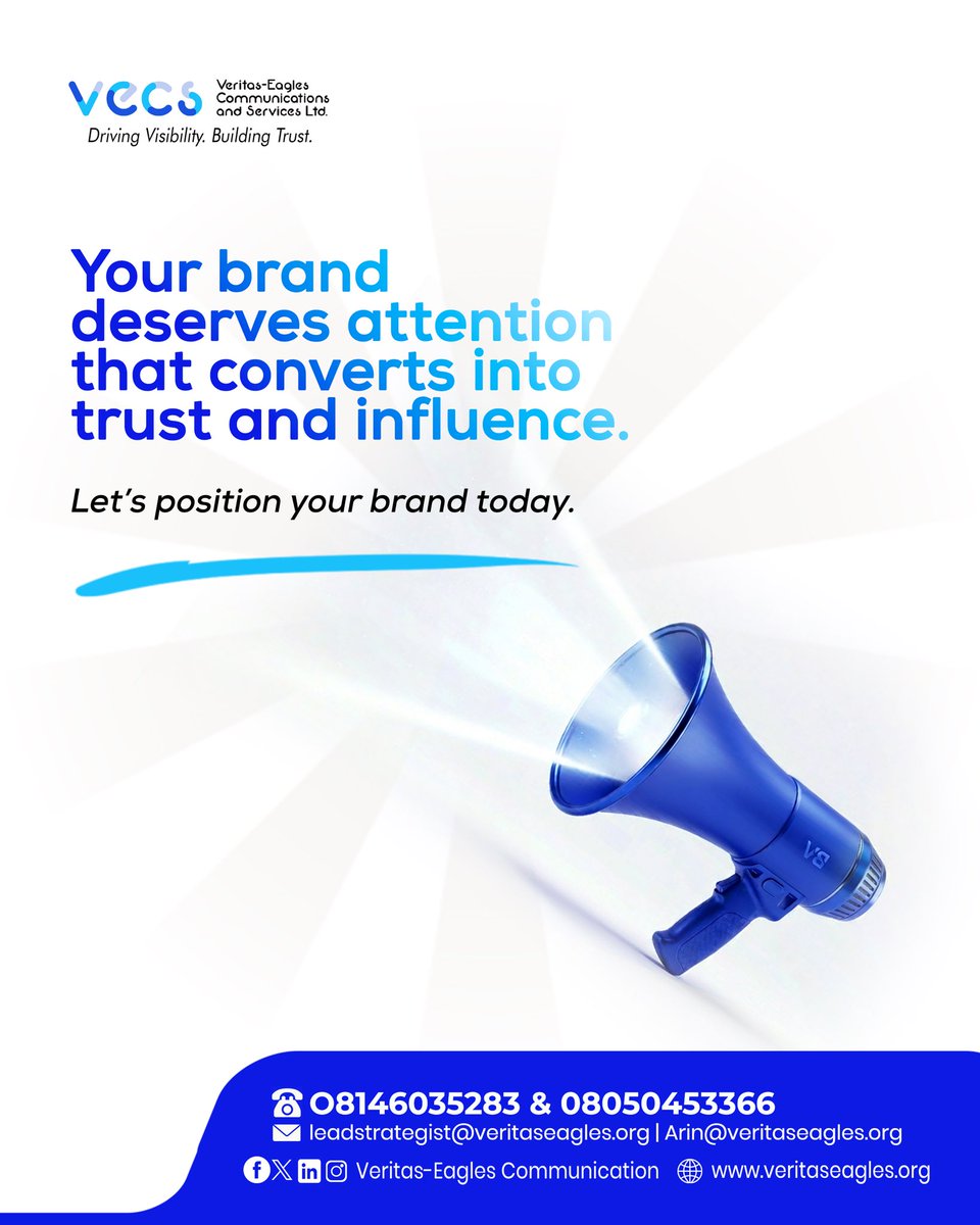 Vecs_pr's tweet photo. Your brand may be visible, but is it trusted?  

Visibility without credibility rarely converts. At VECS, we help brands turn attention into trust, influence, and lasting relevance.  

Let’s position your brand where it truly matters.  

🌐 https://t.co/jCQfel6Oov https://t.co/Ik8rFHovRS