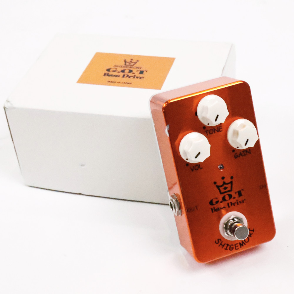 中古入荷🎸】SHIGEMORI シゲモリ G.O.T Bass Drive ベースエフェクター