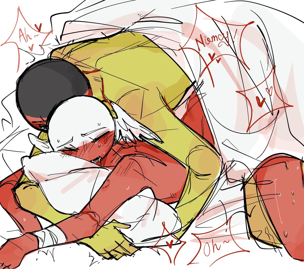 its_Cakeee's tweet photo. Anything but working on commissions bro
#countryhumans #poland #germany #gerpol #nsfw https://t.co/01DZWH5iUE
