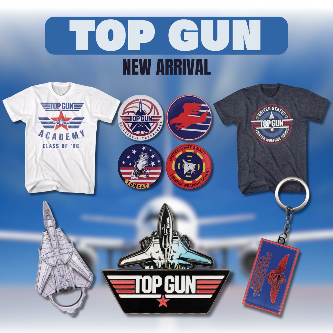 明日は #トップガンの日【TOP GUN official goods ✈️】 映画の空気感