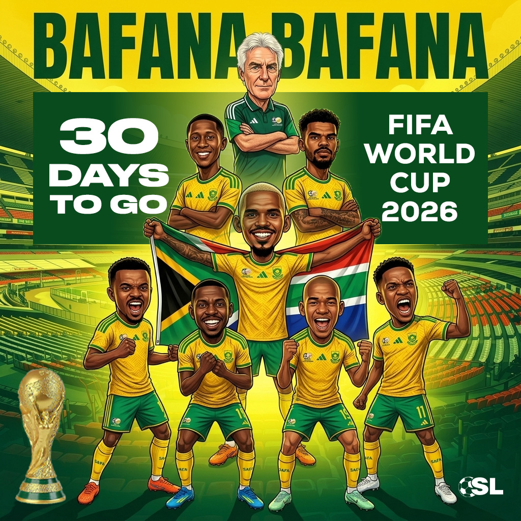 Soccer_Laduma's tweet photo. 30 days to go until the world unites for the beautiful game 🌍⚽️ The countdown to the @FIFAWorldCup is officially on! #30DaysToGo #FIFAWorldCup https://t.co/WOkhybUWPb