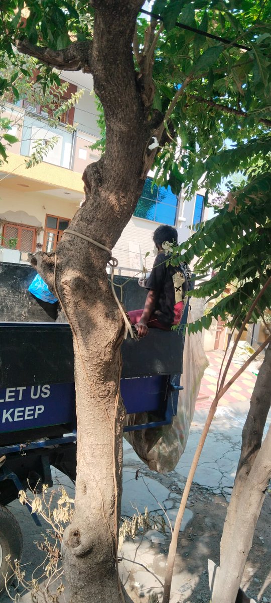 aam_junaid's tweet photo. Minor child is being used for garbage collection in Bodhan MCB vehicles.This is direct violation of the Child Labour Act, exposes children to harmful waste &amp; infections. It shows the failure of  @TelanganaCMO req @Collector_NZB @cdmatelangana  @revanth_anumula take strict action https://t.co/FkGtVeEcK9